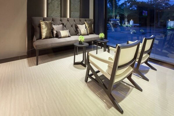 Lobby sitting area