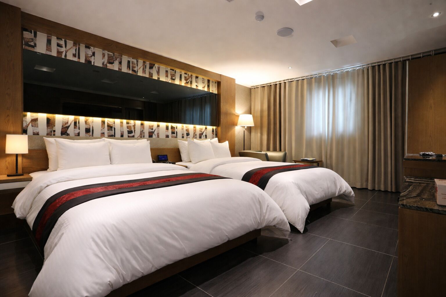 Chambre avec lits jumeaux