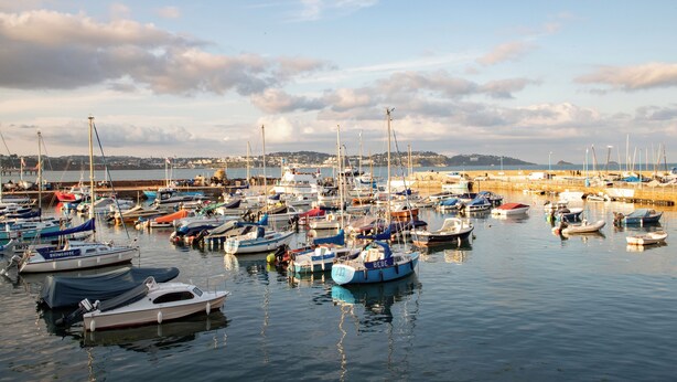 A marina with various boats docked. - The Esplanade Hotel by Compass Hospitality (Paignton)