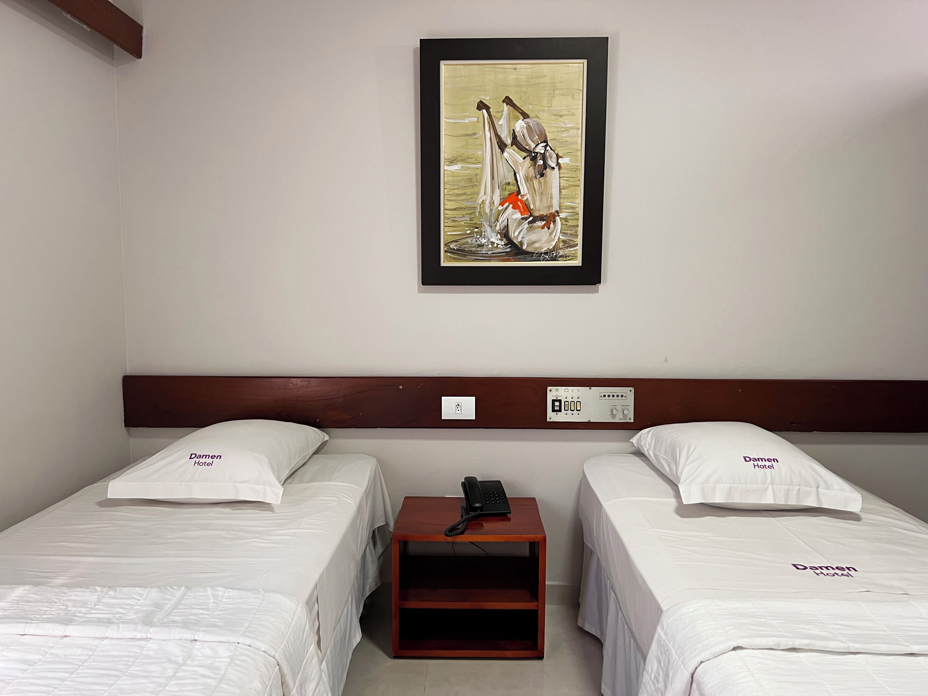 standard twin room | minibar, desk, blackout curtains, free wifi