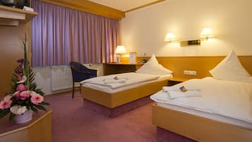 In-room safe, desk, laptop workspace, soundproofing