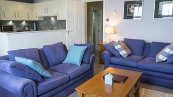 Apartment, Ensuite, Sea View ( 2 Bedroom - Beach Life) | Living area | LCD TV, DVD player