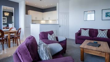 Luxury-Apartment, mit Bad, Meerblick (2 Bedroom ) | Lounge