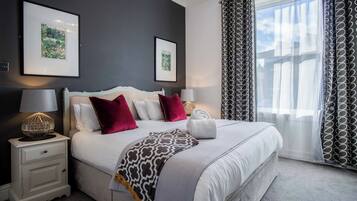 Luxury-Apartment, mit Bad, Meerblick (2 Bedroom ) | Allergikerbettwaren, individuell dekoriert, individuell eingerichtet