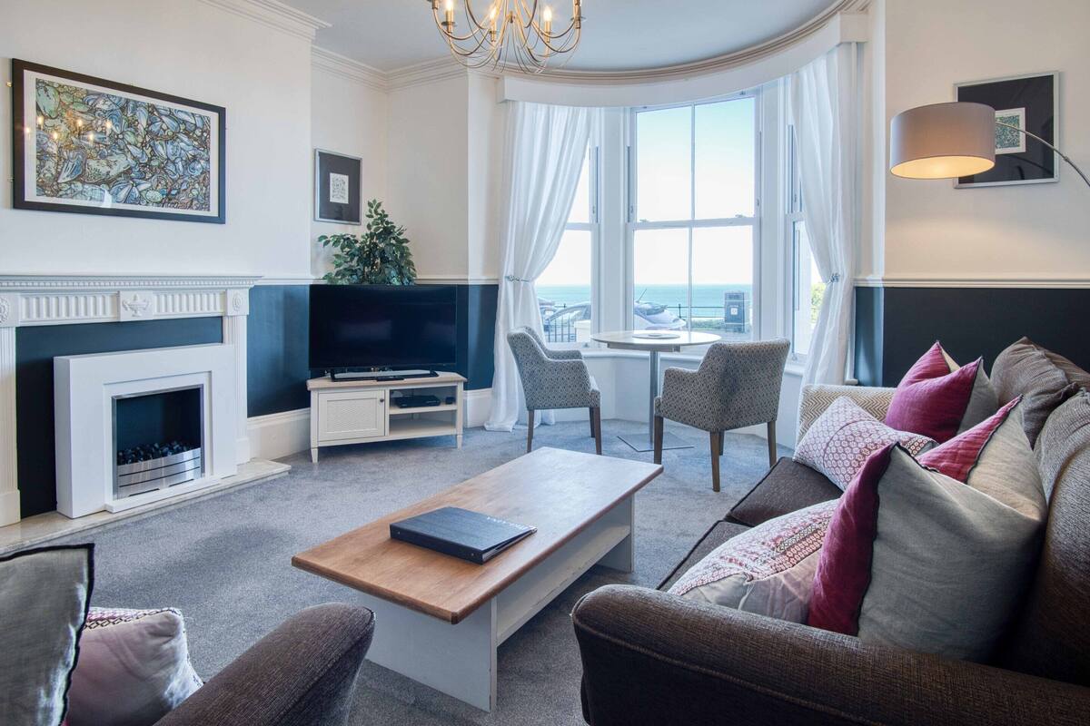 Leilighet – superior, eget bad, sjøutsikt (1 Bedroom) | Lounge