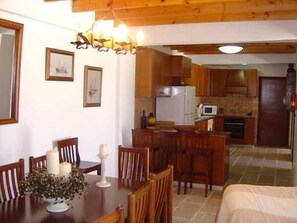 Villa, 4 Bedrooms, Private Pool | Living area | Flat-screen TV, DVD player - Prickly Pear (Neo Chorio)