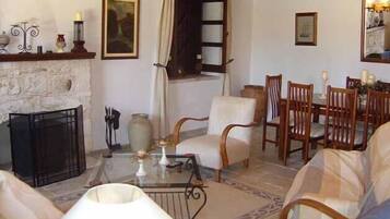 Villa, 4 Bedrooms, Private Pool | Living area | Flat-screen TV, DVD player