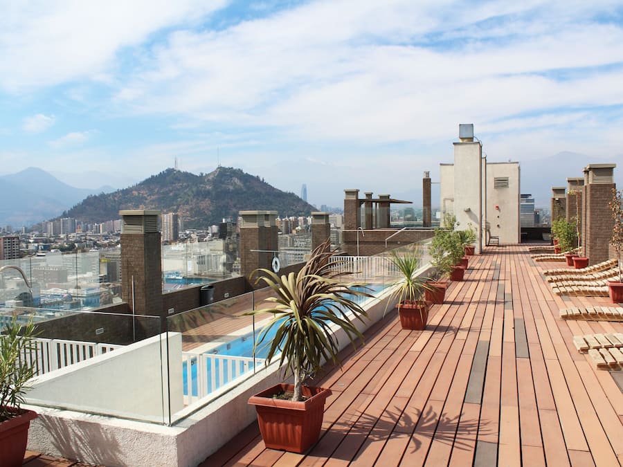 Piscina na cobertura