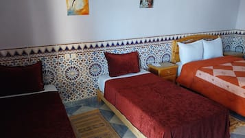 Premium bedding, individually decorated, desk, laptop workspace