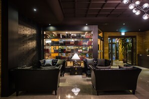 Sitteområde i lobbyen