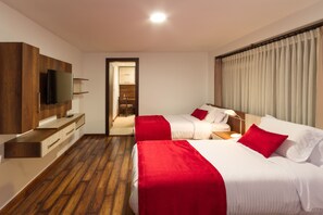 Premium bedding, down duvets, pillow-top beds, minibar