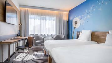 Ropa de cama hipoalergénica y minibar