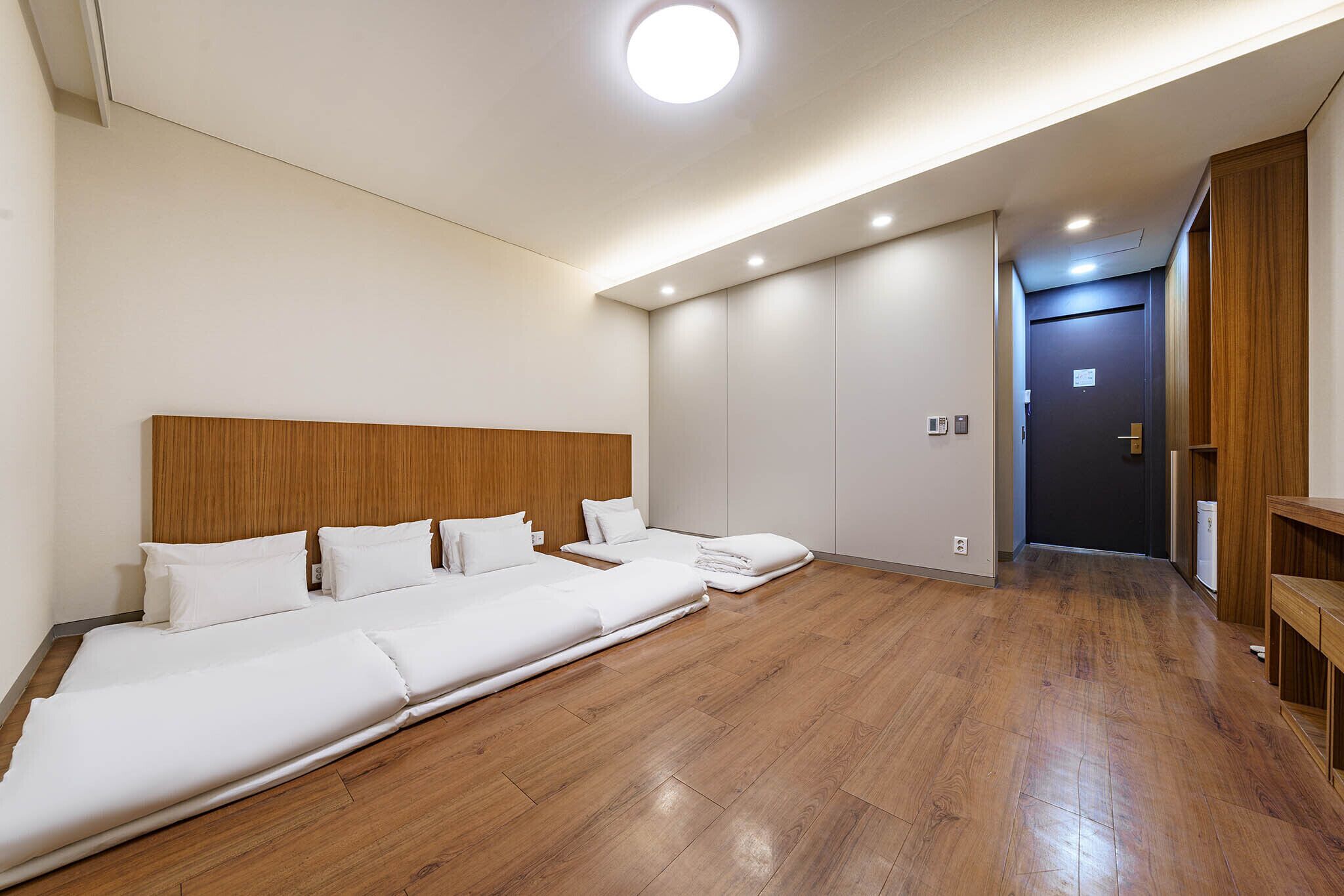 traditional room (ondol) | 1 bedroom, blackout curtains, iron/ironing board, rollaway beds