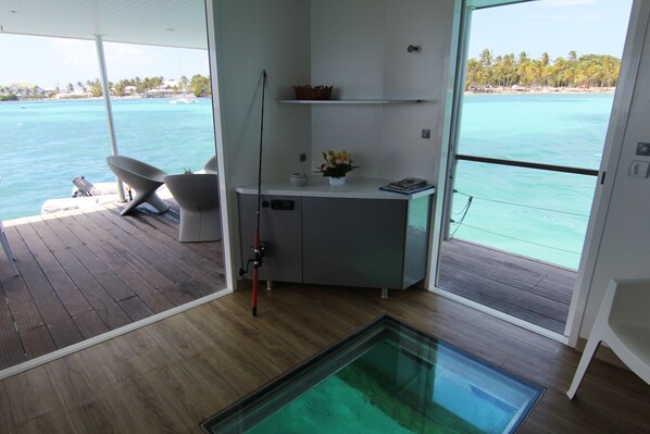 Living area - Aqua Lodge (Saint-François)