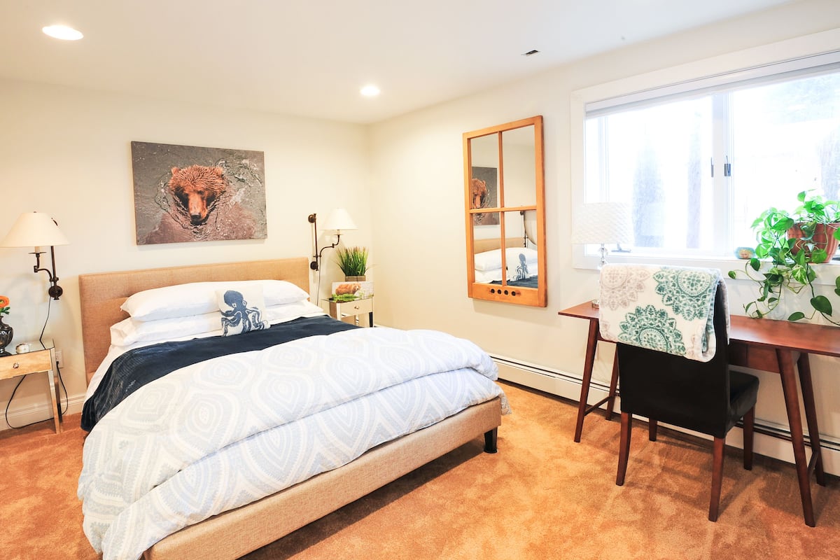 Deluxe Suite, 1 Katil Ratu (Queen) | Cadar kapas Mesir, peralatan tempat tidur premium, gebar bulu kapas
