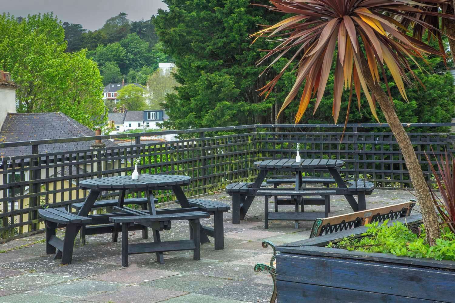 Frokost, lunsj og middag serveres