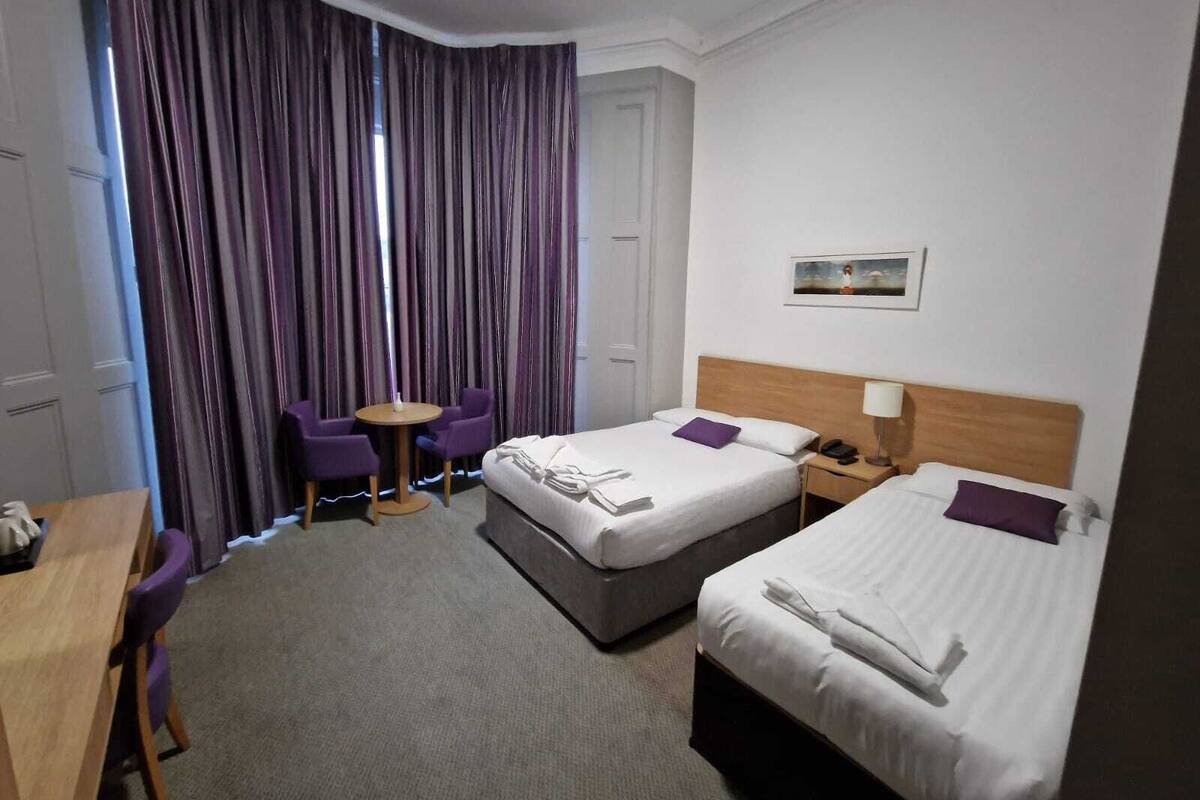 Standard Double Room, Accessible, Ensuite | Desk, iron/ironing board (on request), bed sheets