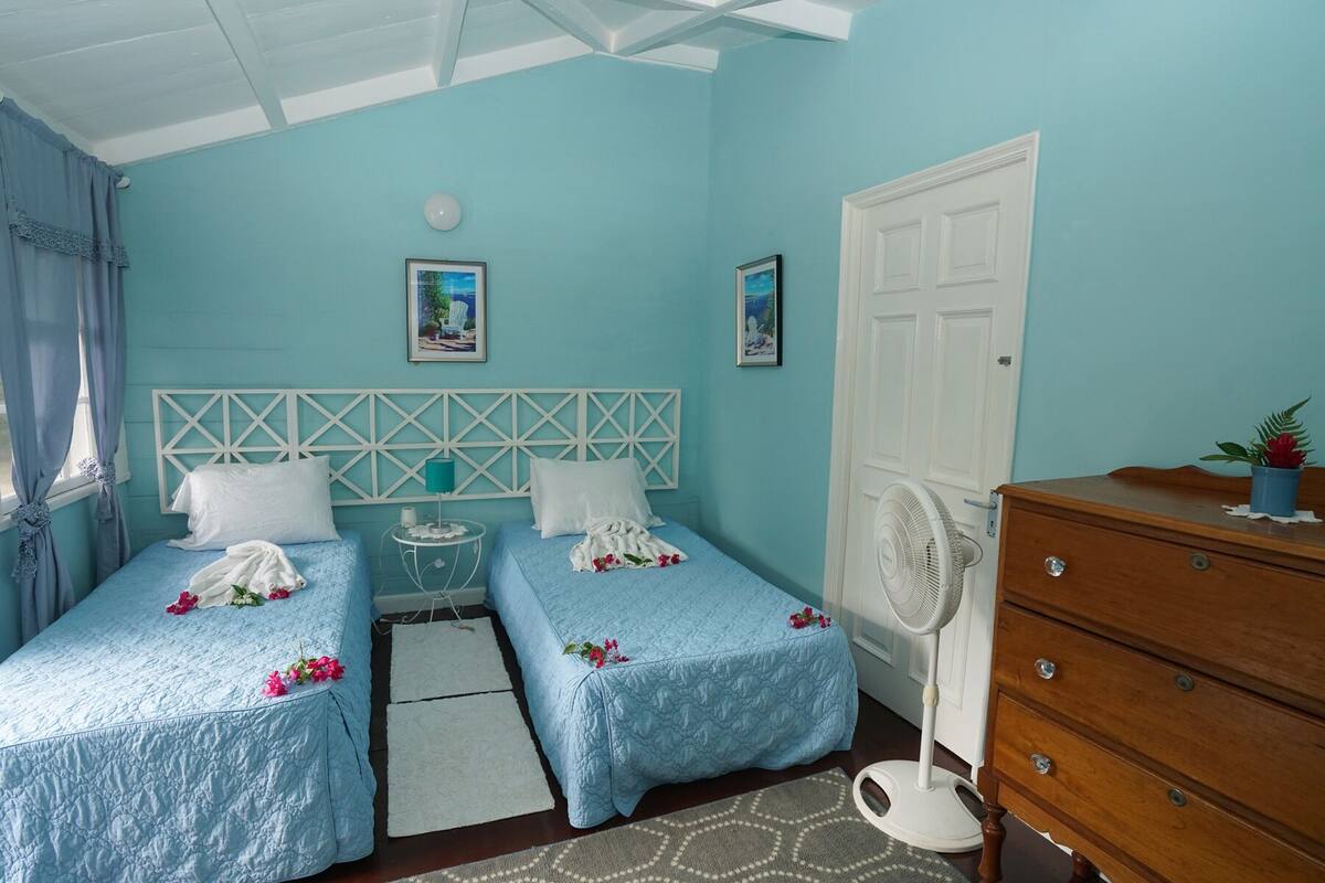 Traditional-Doppel- oder -Zweibettzimmer, 1 Schlafzimmer, Gartenblick, Erdgeschoss