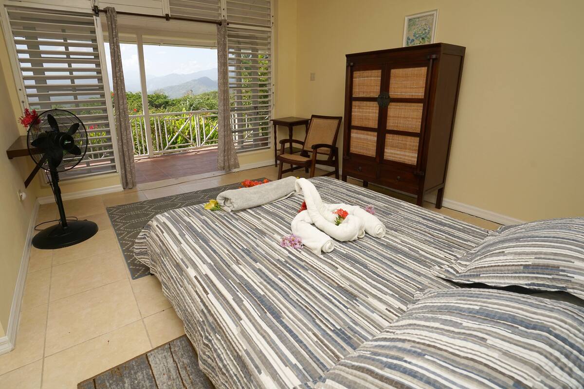 Superior-Doppelzimmer, 1 Doppelbett, Balkon, Meerblick (Woodpecker)