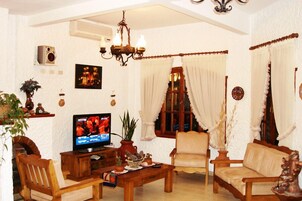 Sala de estar en el lobby