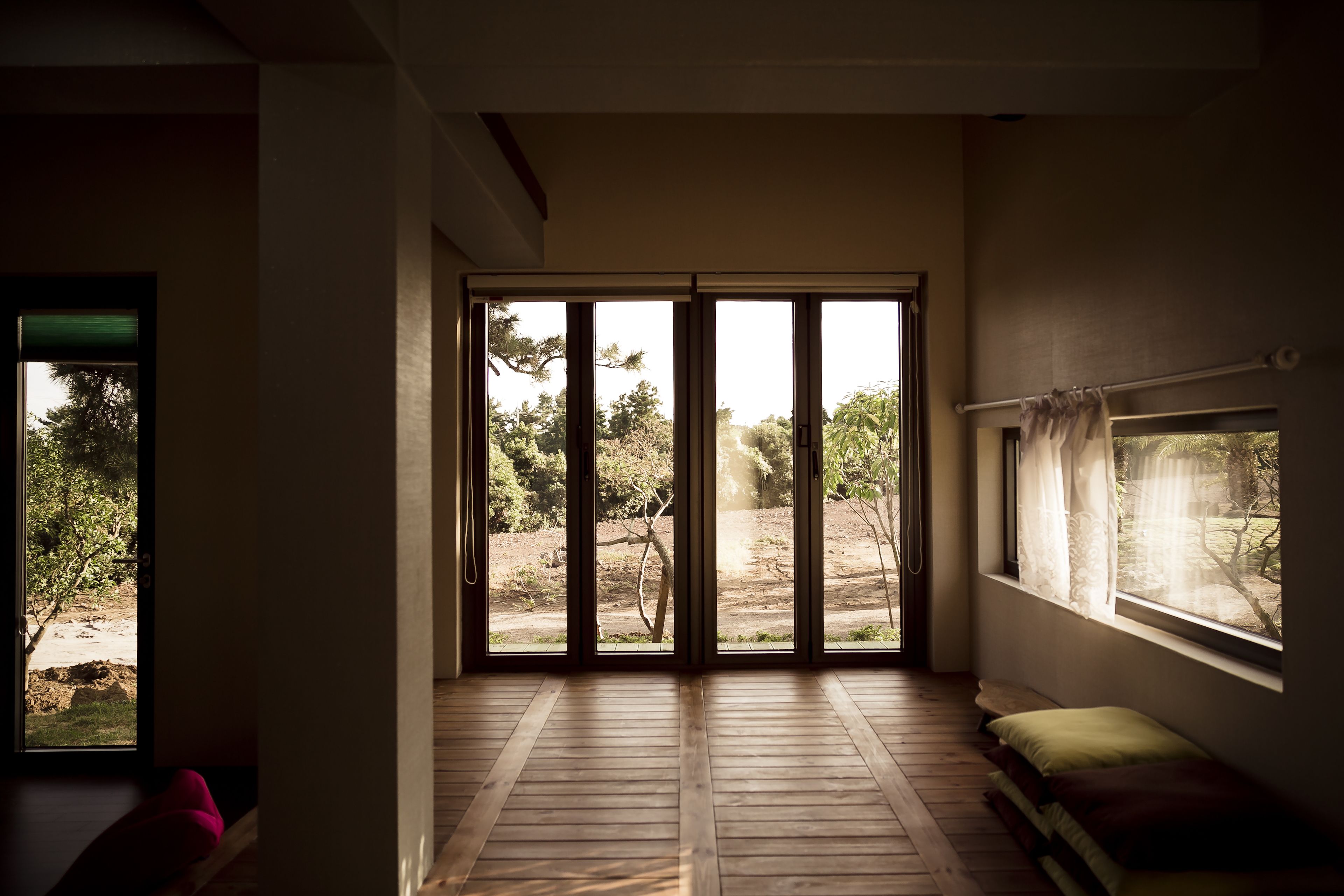 Family Tree House (Private House, Private Pool) | Living area | 42-inch LED TV with cable channels, TV, pay films