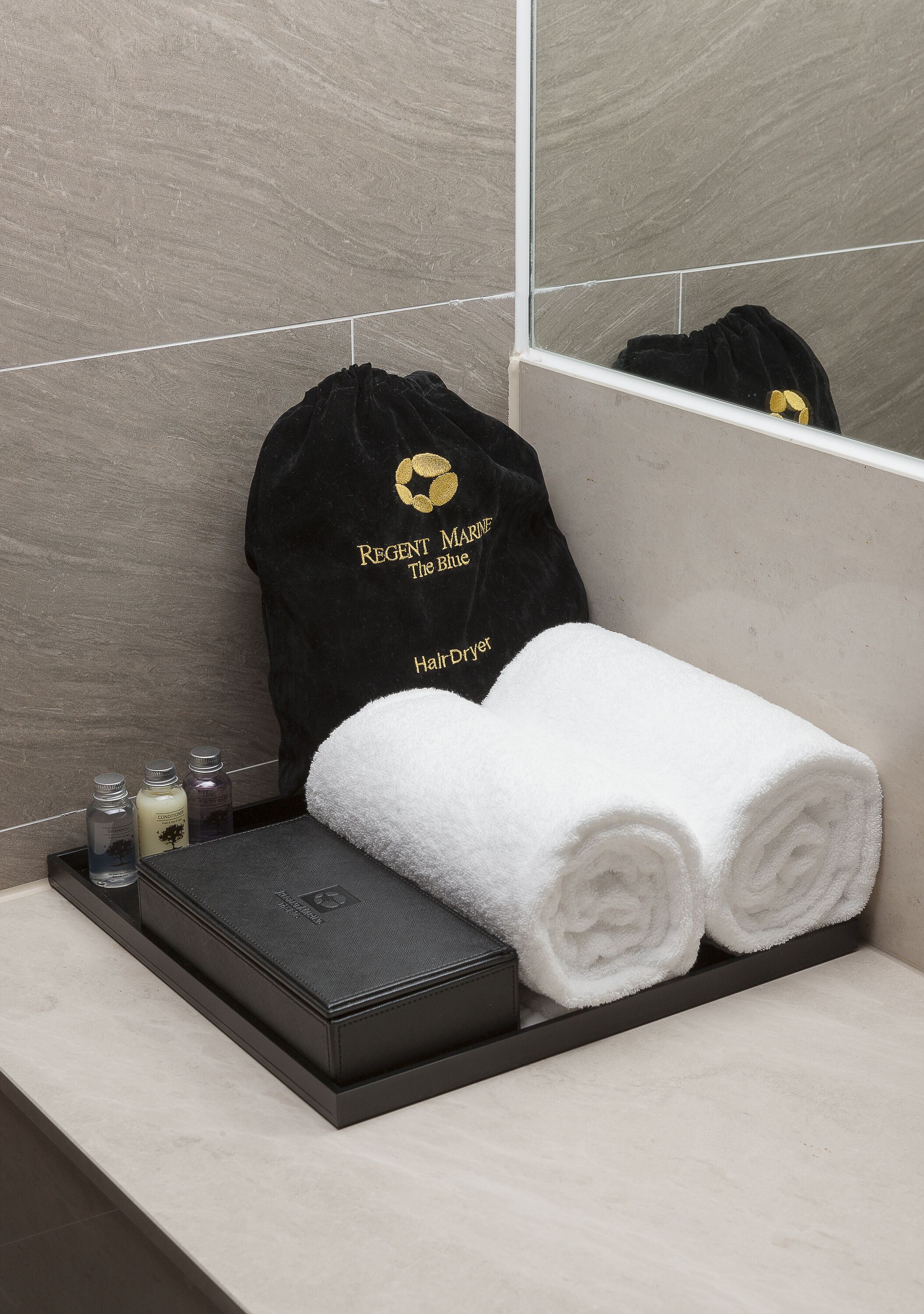 shower, free toiletries, hair dryer, bathrobes