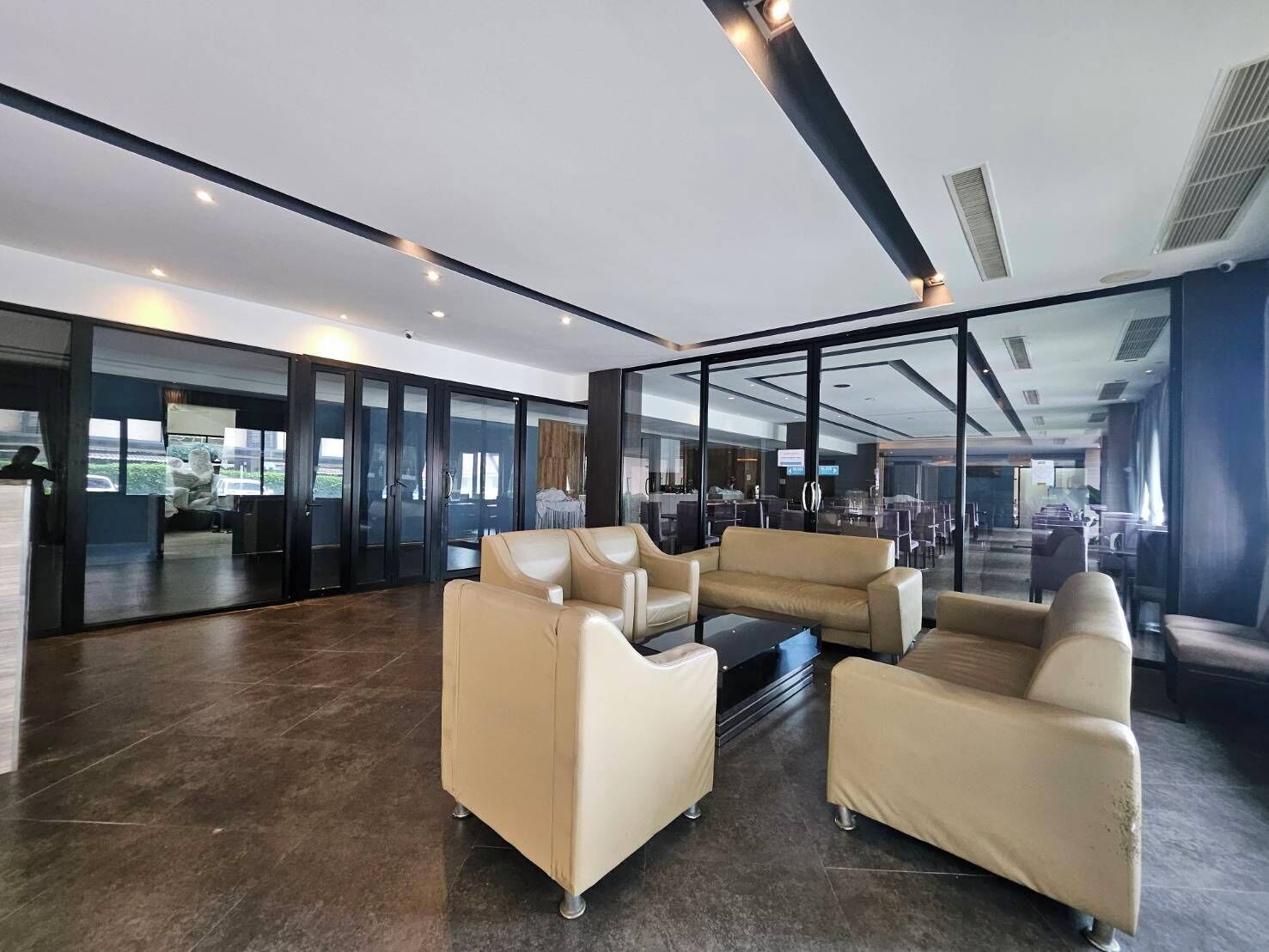 Sala de estar en el lobby