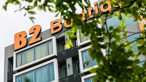 A building with the sign "B2 Boutique" indicating a boutique hotel. - B2 Khon Kaen Boutique & Budget Hotel (Khon Kaen)