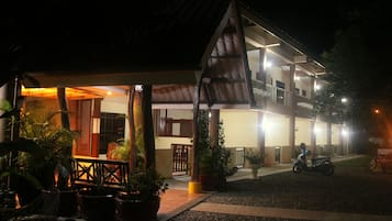 Front of property – evening/night