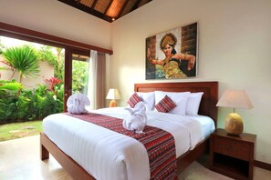 Villa, 3 Bedrooms, Private Pool | Premium bedding, in-room safe, desk, blackout curtains - Desa Di Bali Villas (Kerobokan)