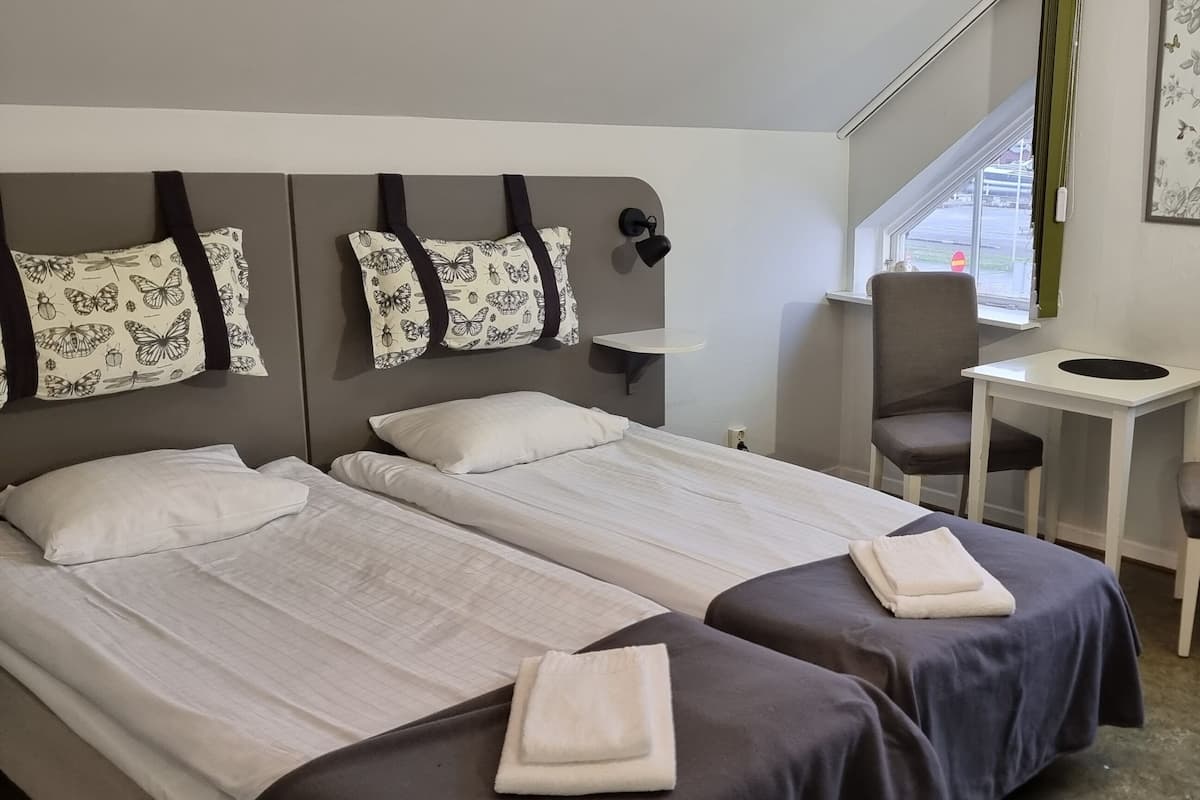 Classic Twin Room, Shared Bathroom | Iron/ironing board, free WiFi