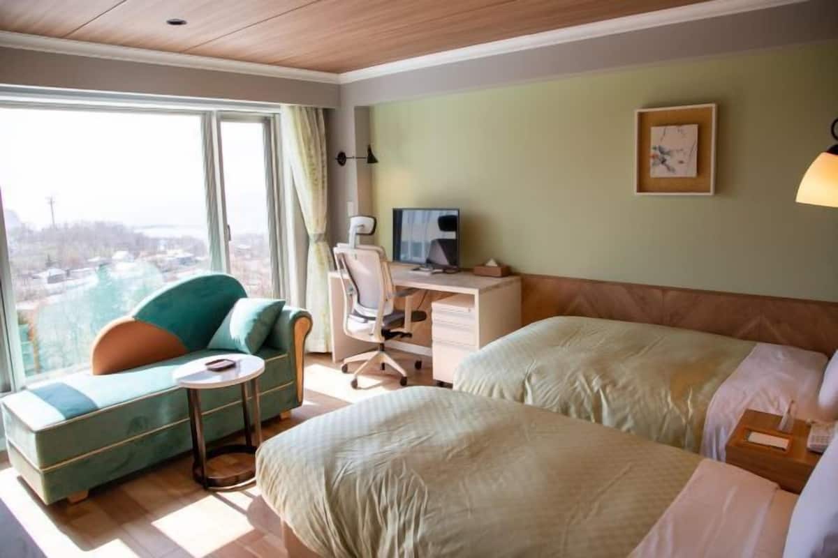 1 slaapkamer, een kluis op de kamer, een bureau, gratis wifi