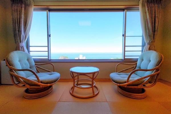 Japanese Style Twin Room, Non Smoking, West Wing | Beach/ocean view