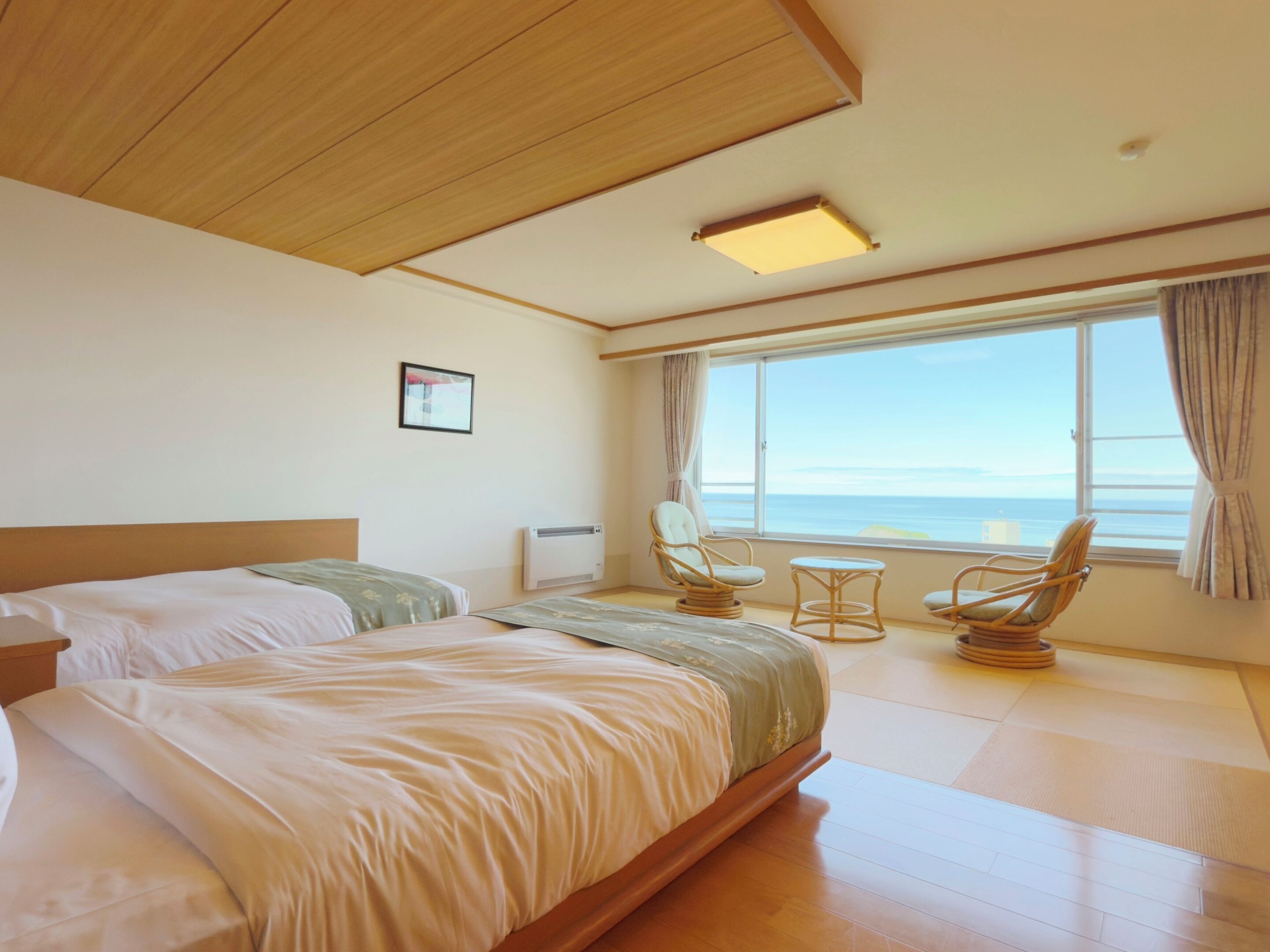 Chambre Tradition avec lits jumeaux, non-fumeurs (Japanese Style, West Wing) | Coffres-forts dans les chambres, bureau, Wi-Fi gratuit, draps fournis