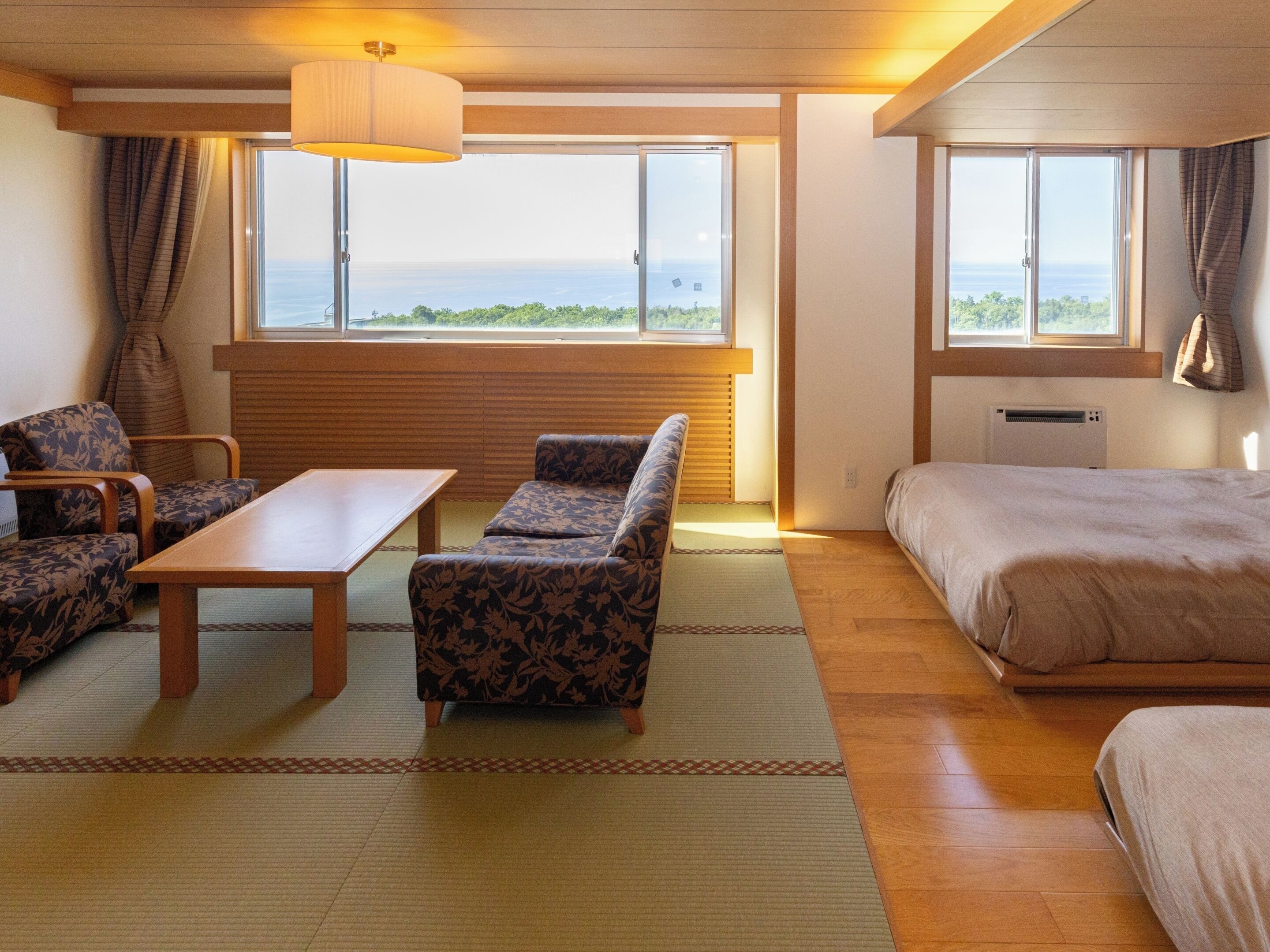 Chambre Tradition, 2 lits une place, non-fumeurs (Japanese Western Style A, Shizen Wing) | Vue de la chambre
