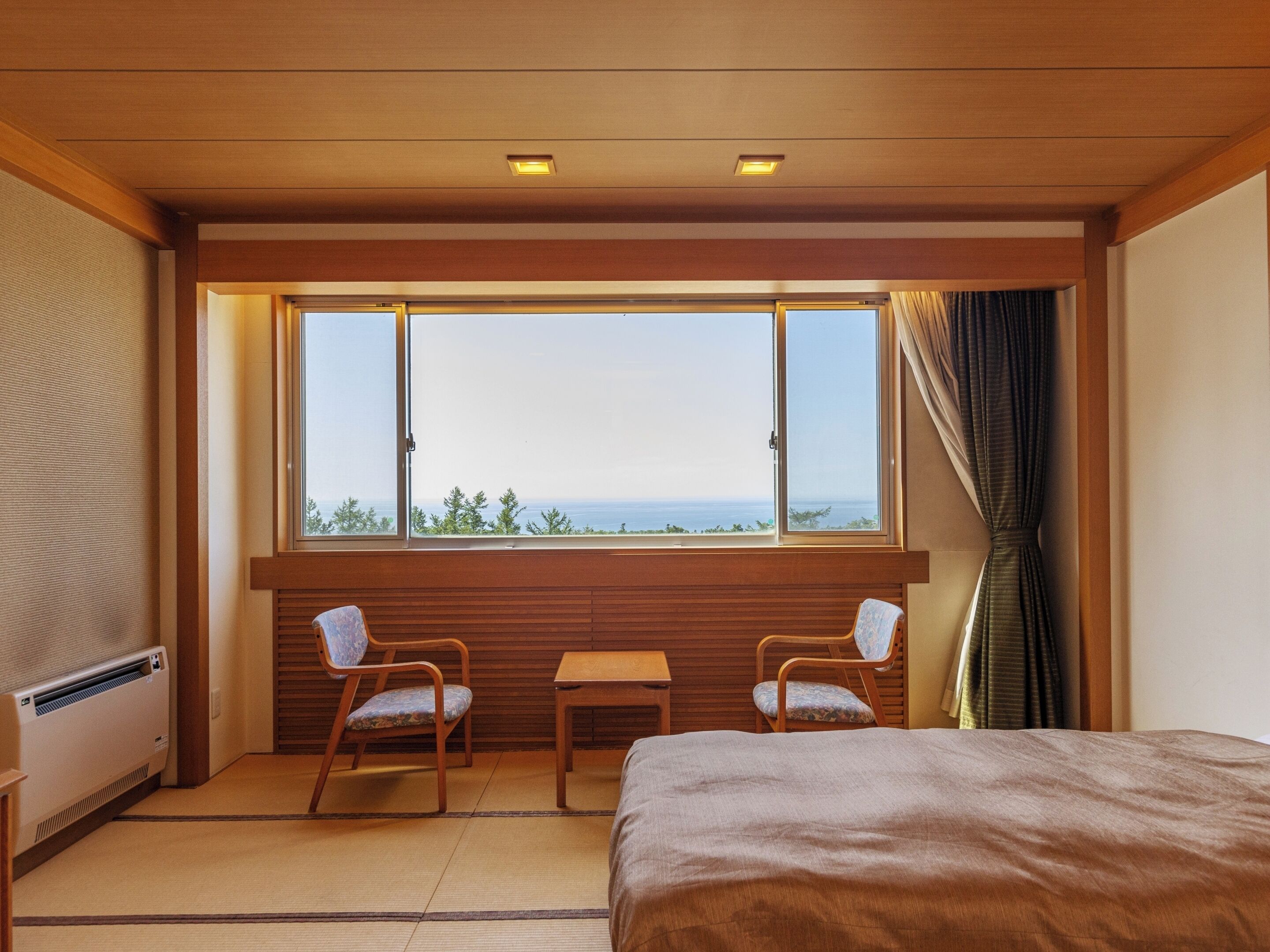 Chambre Tradition avec lits jumeaux, non-fumeurs, vue mer (Japanese Style, Shizen Wing 2FL) | Vue de la chambre