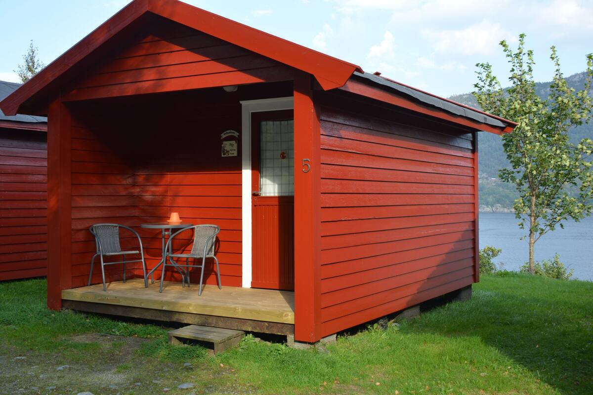Cabin without bathroom, 4 beds | Terrasse/Patio