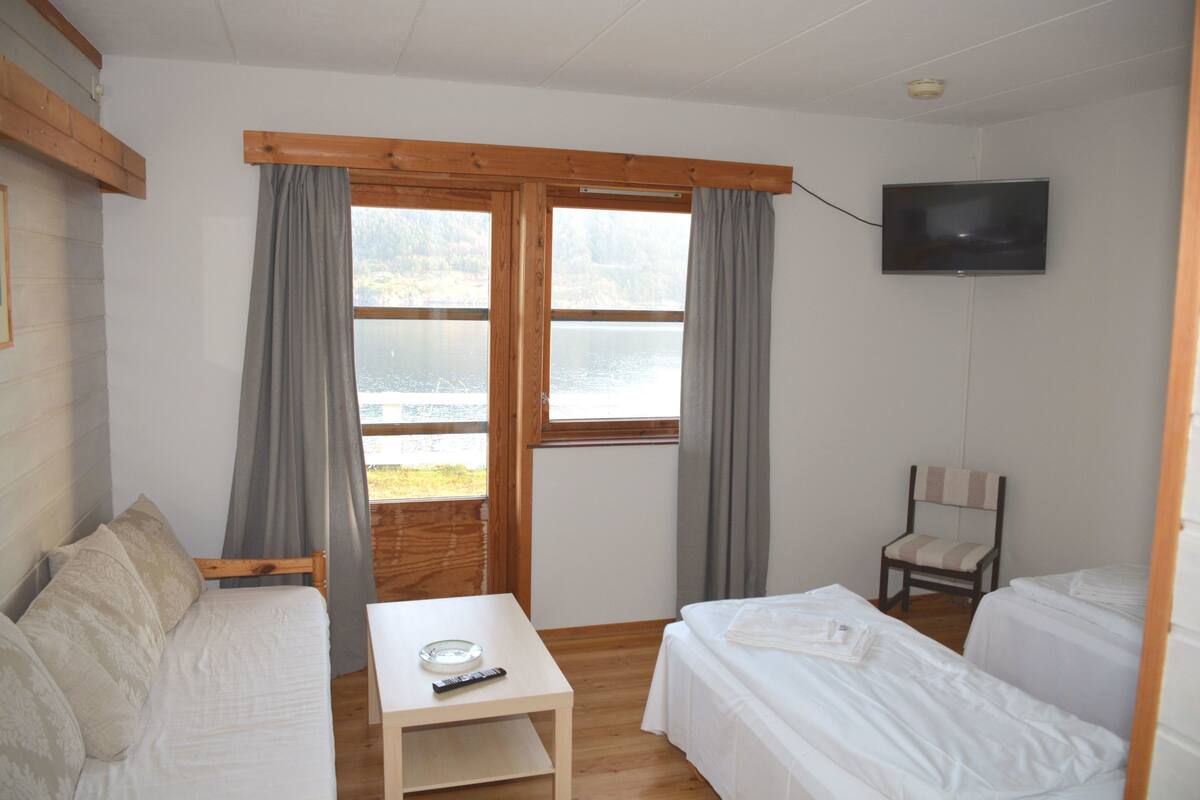 Comfort-Zimmer, 2 Einzelbetten, Kochnische, Meerblick