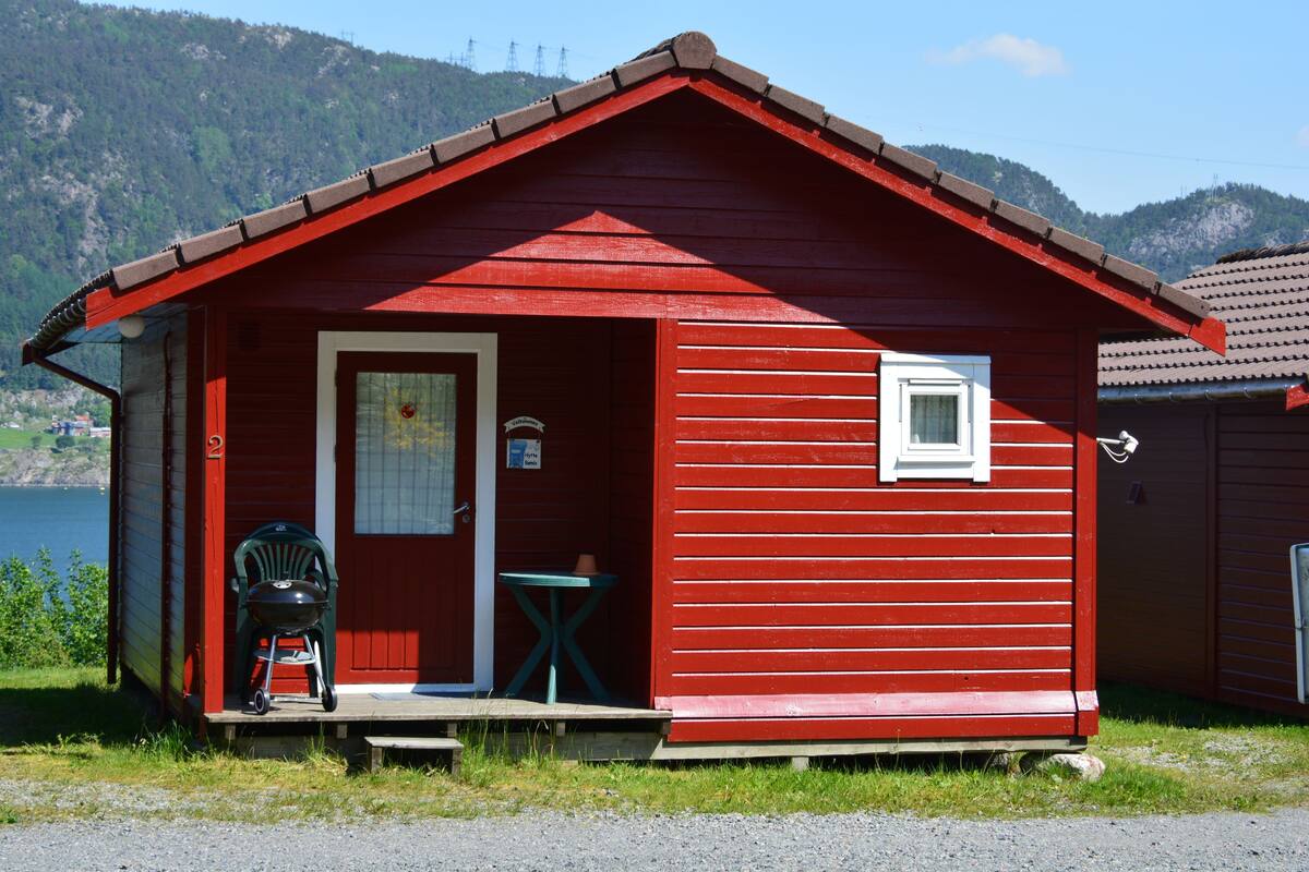 Holzhütte, 1 Schlafzimmer, mit Bad, Meerblick (incl. Cleaning-Fee per stay)