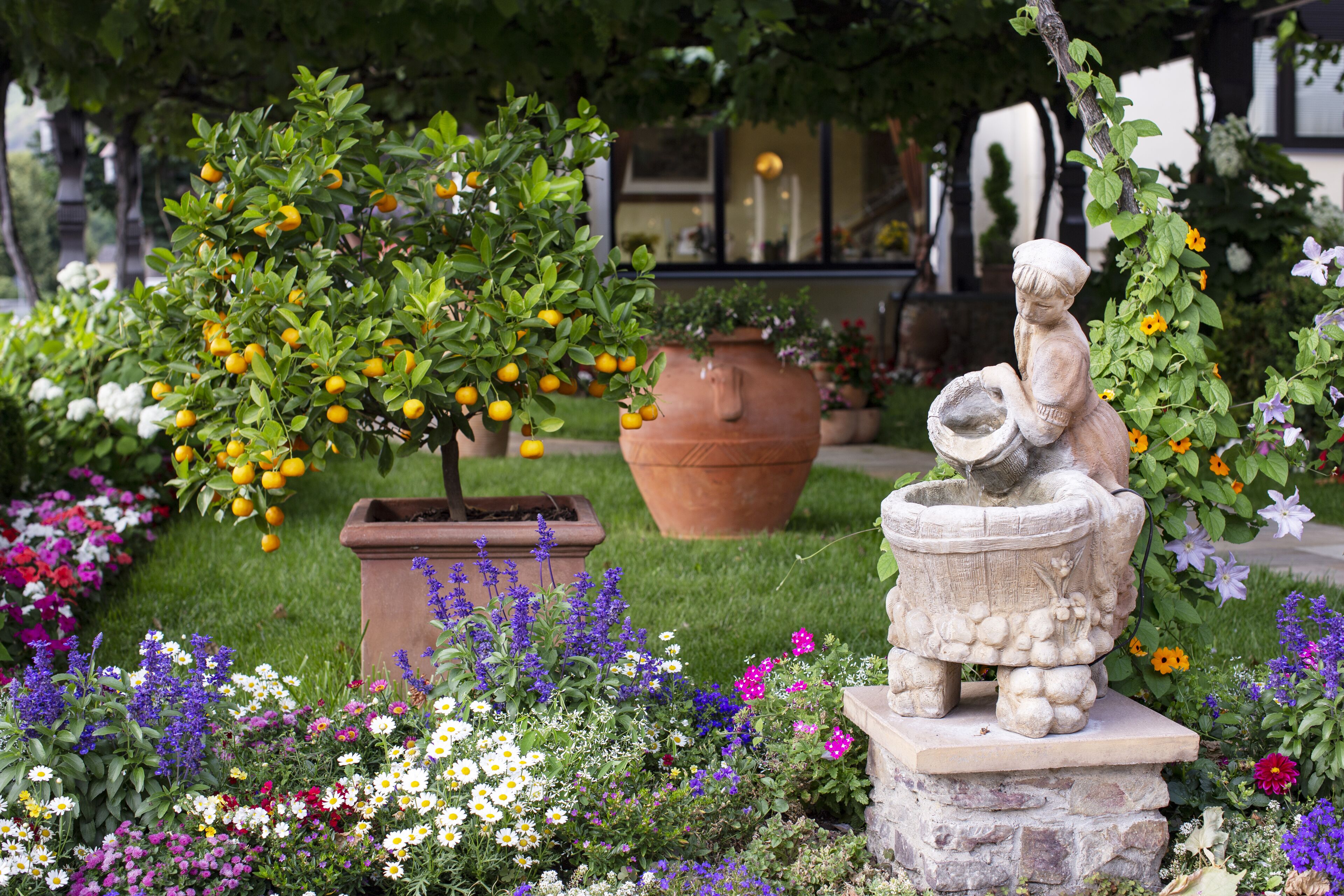 Außenbereich für Bankette