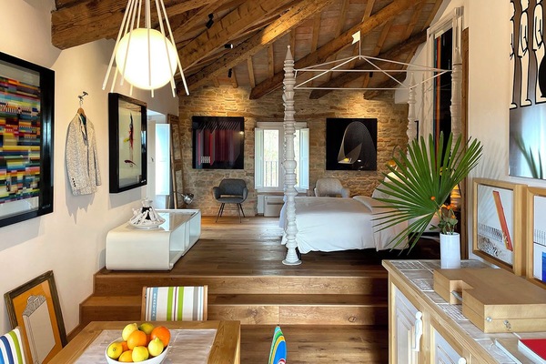 Suite junior, Terraza | Área de sala de estar