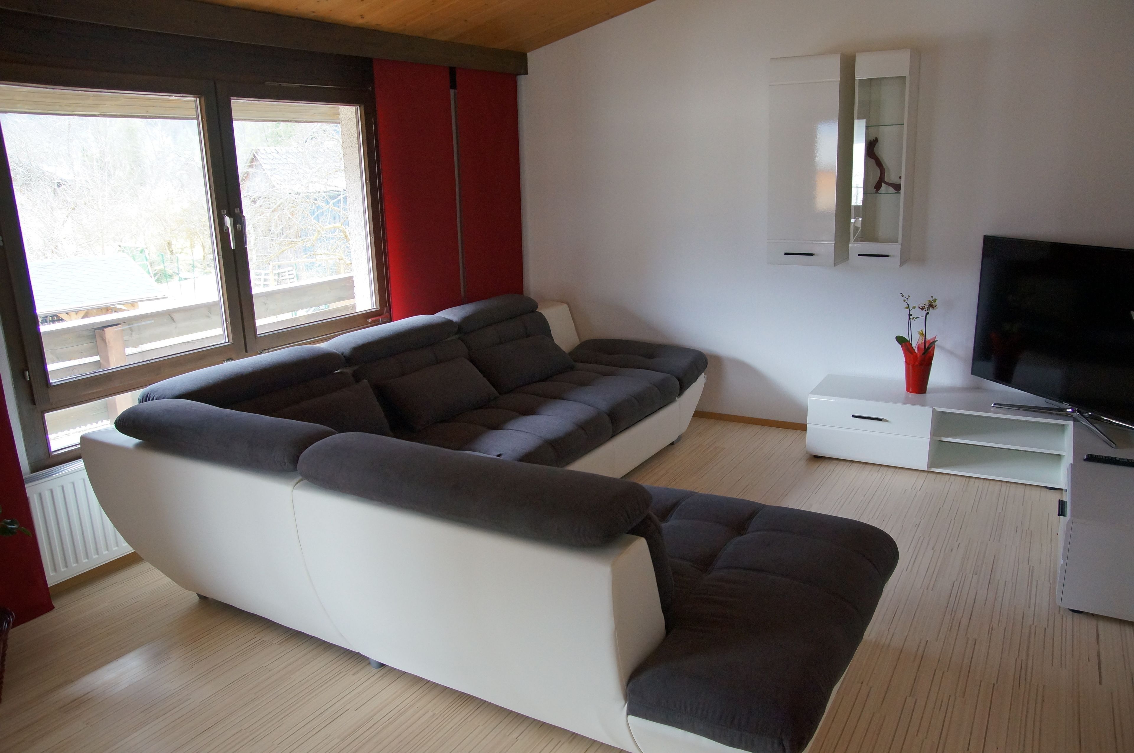 Deluxe Suite, 2 Bedrooms, Balcony | Living room | Flat-screen TV, DVD player