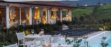 Aussenbereich für Bankette