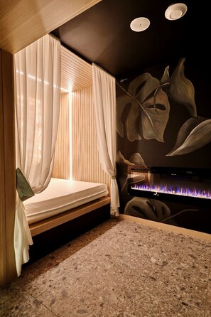 Couples treatment rooms, sauna, hot tub, steam room, Turkish bath - Relais Colle Buono (Alvito)