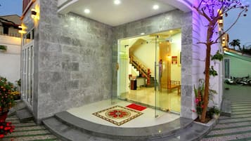 Front of property – evening/night