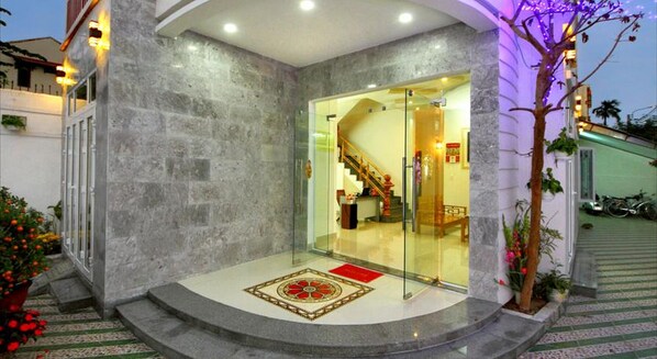 Front of property – evening/night