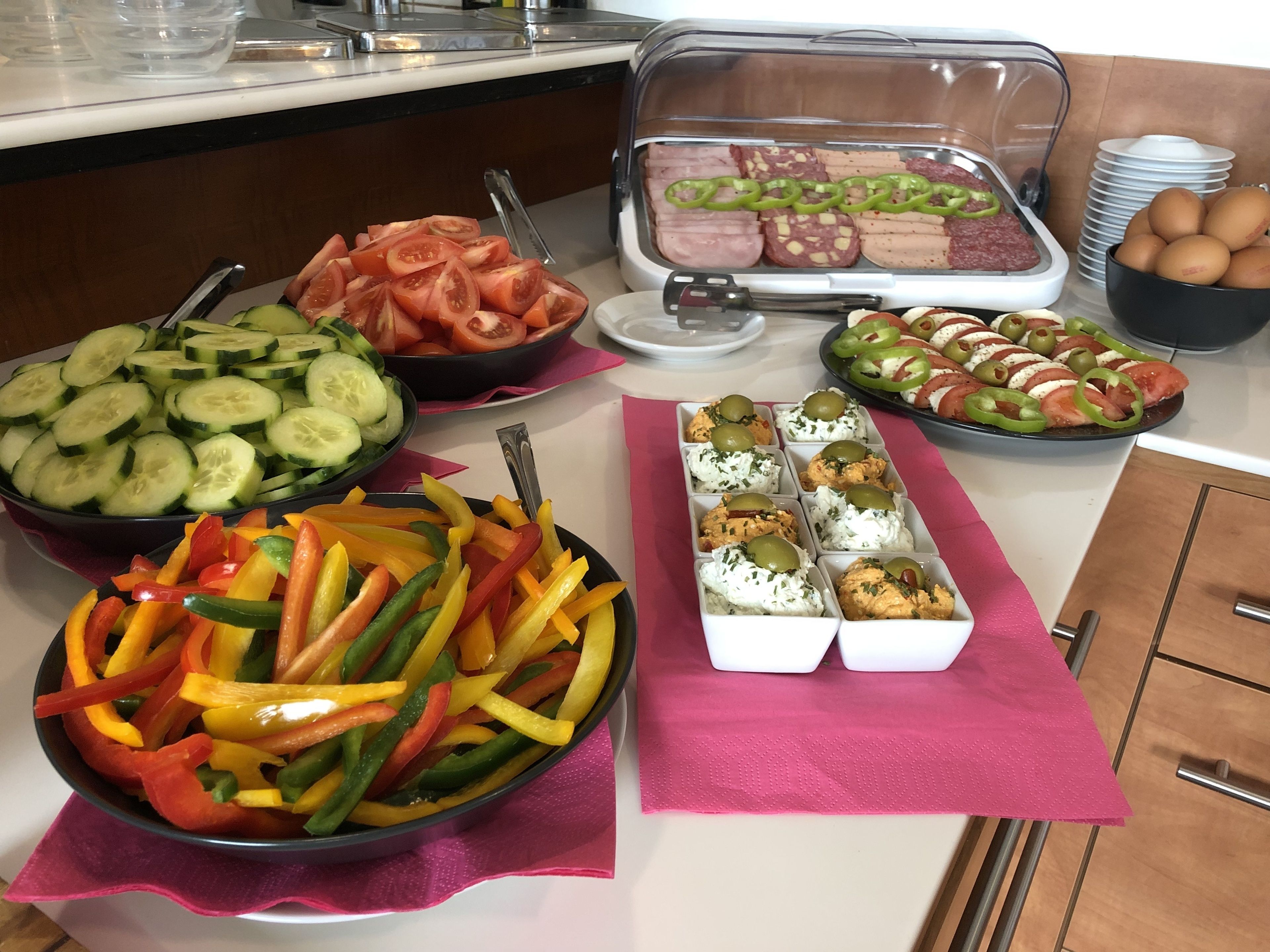 daily buffet breakfast (eur 15 per person)