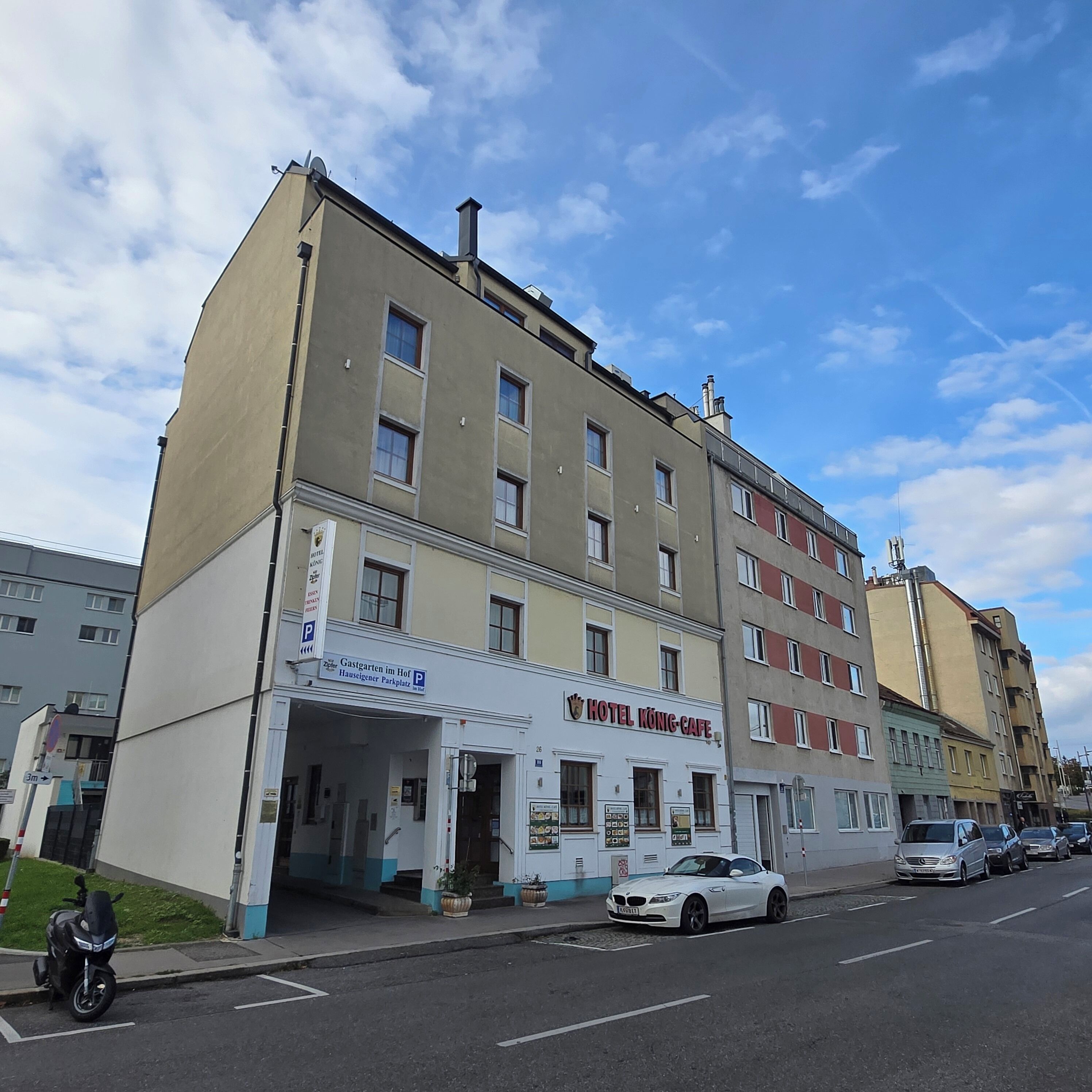 Fassade der Unterkunft