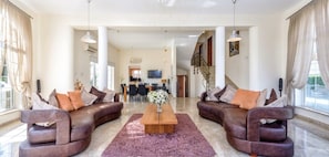 Villa, 4 Bedrooms | Living area | 40-inch LCD TV with satellite channels, TV, DVD player