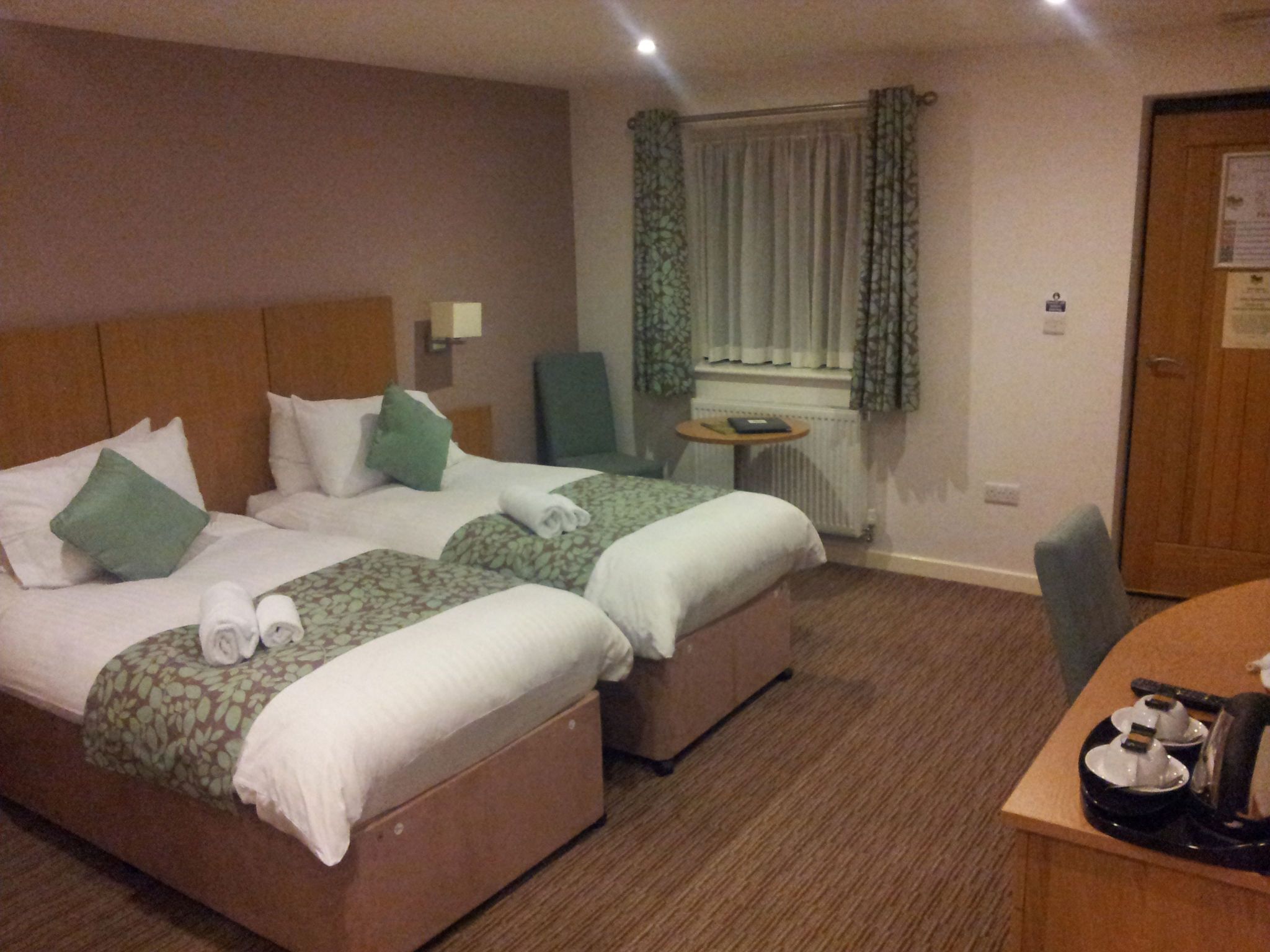 desk, laptop workspace, iron/ironing board, free wifi